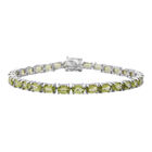 Peridot-Armband in Silber, 13,50 ct. image number 0