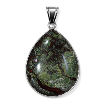 Drachenblut-Jaspis Anh&auml;nger ca. 50,00 ct.