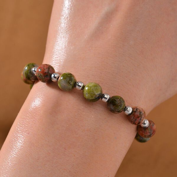 Unakite Armband ca. Flexibles cm ca. 60.00 ct image number 2