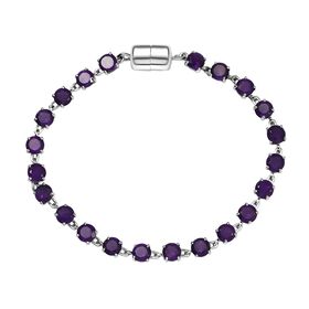 D'Joy AA afrikanisches Amethyst 19cm Armband - 9,53 ct.
