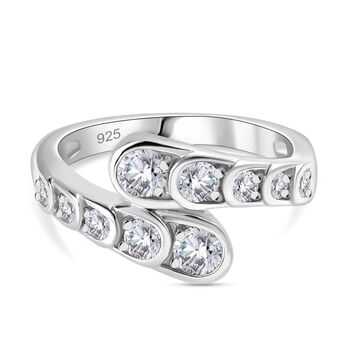 Moissanit Ring, ca. 0,77 ct