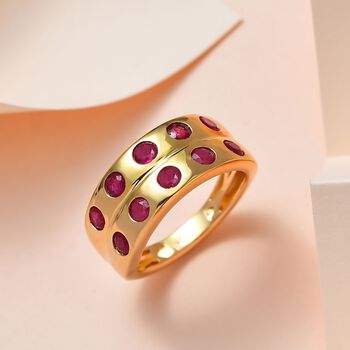 AA Afrikanischer Rubin (Fissure gef&uuml;llt) Ring - 1,63 ct.