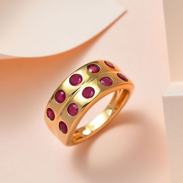 AA Afrikanischer Rubin (Fissure gef&uuml;llt) Ring - 1,63 ct. image number 2