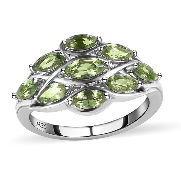 Natürlicher, grüner Apatit-Ring - 1,55 ct. image number 4