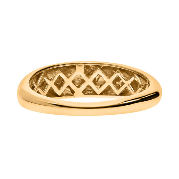 Funkelnder Diamant-Ring in platiniertem Silber image number 4