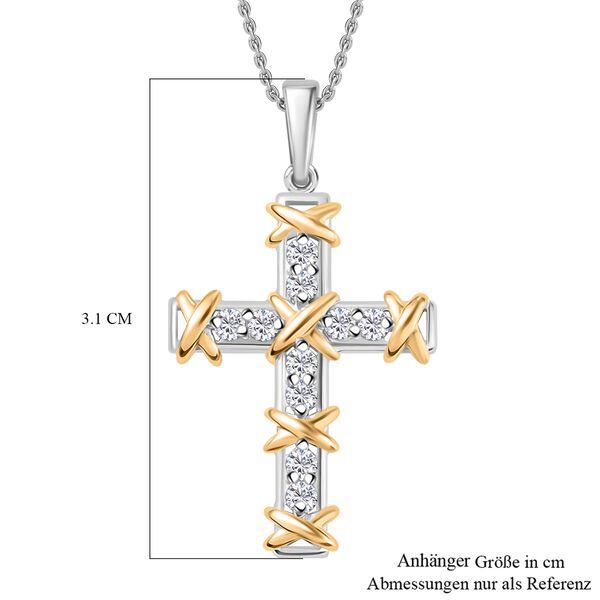 LUXURIANT SI Labor Diamant Anh&auml;nger mit 45cm Kette - 0,25 ct. image number 7