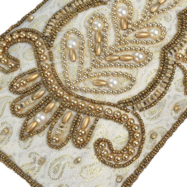 Handgefertigte Handtasche, wei&szlig; image number 6