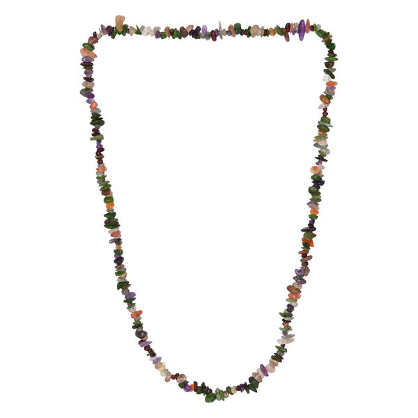 Mehrfarbig Edelsteine Halskette 70 cm ca. 265.00 ct image number 5