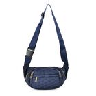 Multifunktionale RFID-gesch&uuml;tzte Nylon Bauchtasche mit Schnellverschluss, 36x4x13cm, Marineblau