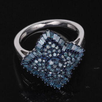 Blauer Diamant-Ring - 1 ct.