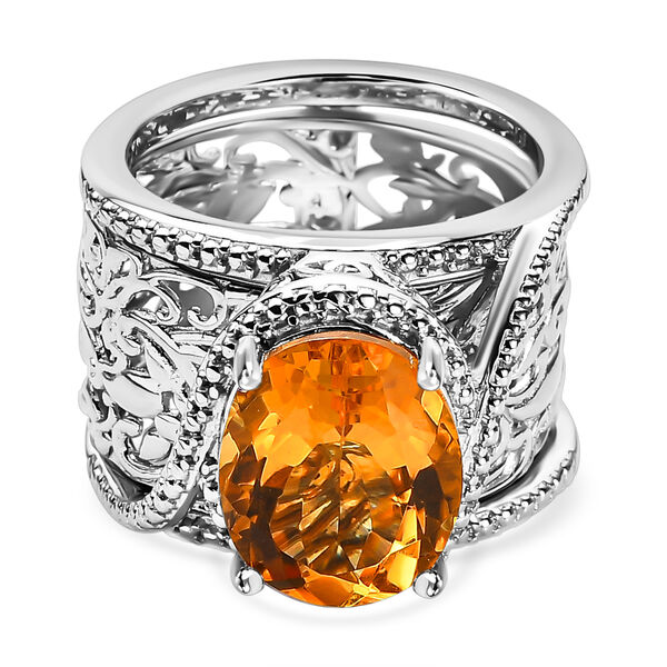 Citrin Cocktail Ring - 4,65 ct. image number 0