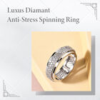 Diamant Spinning Ring 925 Silber platiniert  ca. 1,00 ct image number 3