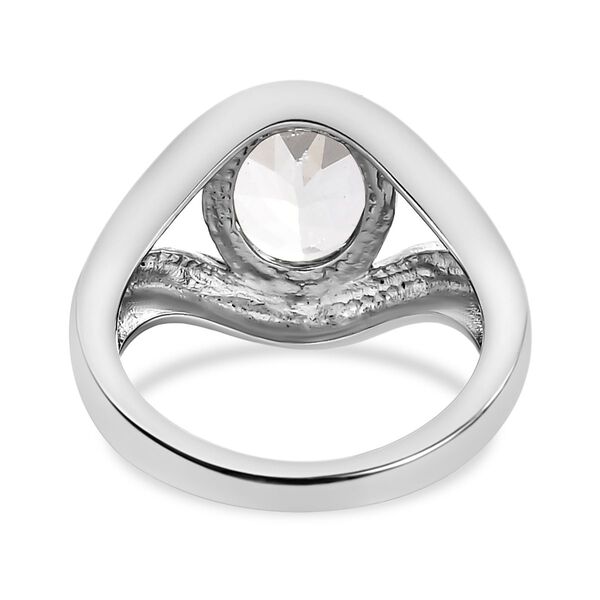 Prasiolith Ring, Edelstahl, (Gr&ouml;&szlig;e 17.00), ca. 2.38 ct image number 6