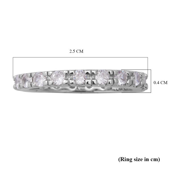 Lustro Stella - weißer Zirkonia-Ring, 925 Silber rhodiniert, ca. 0,51 ct image number 4