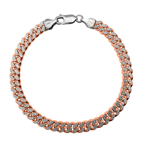 Italienisches 925 Silber rosévergoldet Kette, ca. 50 cm, ca. 46,98g image number 0