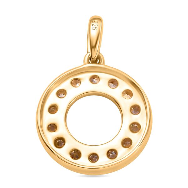 AA nat&uuml;rlicher goldener Tansanit Anh&auml;nger, ca. 0,87 ct. image number 5