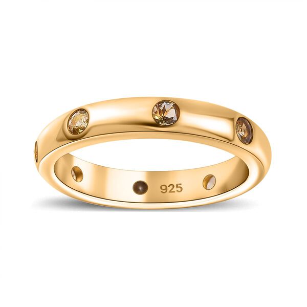 AA nat&uuml;rlicher, goldener Tansanit-Ring - 0,59 ct. image number 4