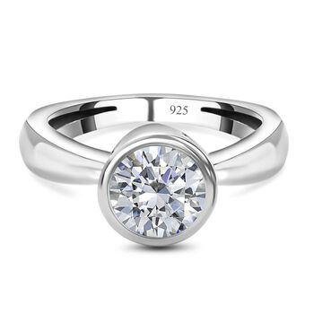Moissanit Ring - 1,14 ct.