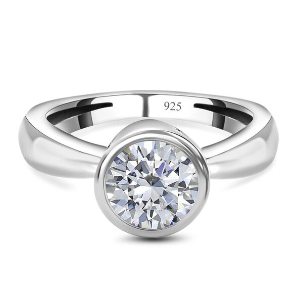 Moissanit Ring - 1,14 ct.