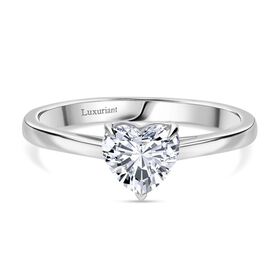 LUXURIANT DIAMOND- SGL zertifizierter VS-EF Labor Herz Diamant Ring in 950 Platin - 1 ct.