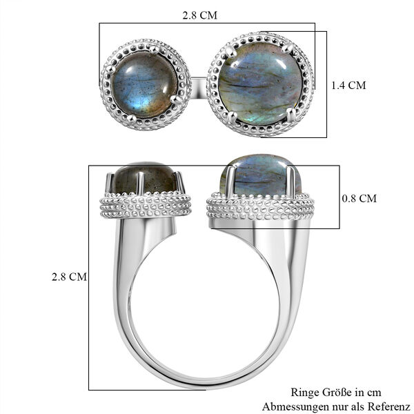 EverTrue Labradorit Ring - 6,70 ct. image number 7