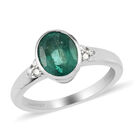 RHAPSODY AAAA sambischer Smaragd und Diamant-Ring, VS E-F, 950 Platin  ca. 1,84 ct image number 3