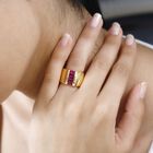 Roter Zirkonia-Ring - 1,08 ct. image number 2