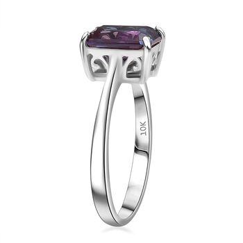 AAA Lab Grown Alexandrite Ring 417 Gold (Gr&ouml;&szlig;e 20.00) ca. 2.50 ct