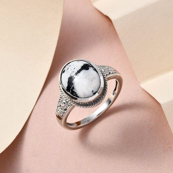 Wei&szlig;er B&uuml;ffel-Ring - 4,97 ct. image number 2