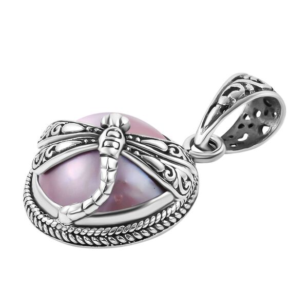 Royal Bali Kollektion - Rosa Mabe Perle-Anhänger image number 4