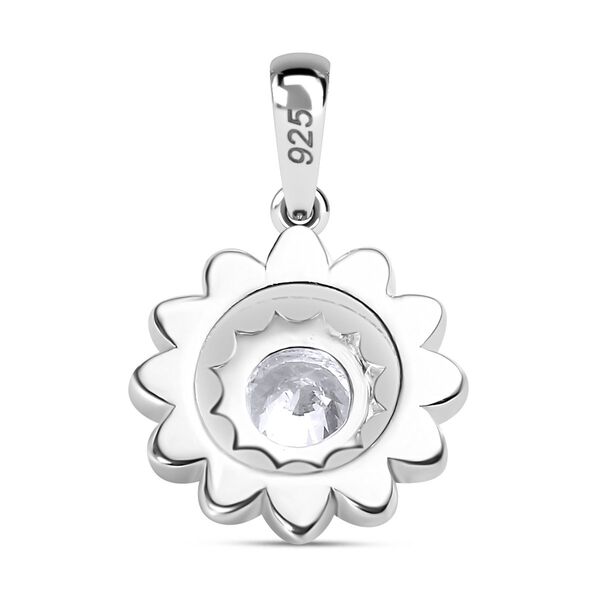 Wei&szlig;er Zirkonia Anh&auml;nger in 925 Silber image number 5