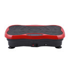 Fitness Vibrations-Plattform mit Widerstandsbändern, Fernbedienung und USB-Lautsprecher, Rot image number 3