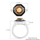 Citrin Ring, 925 Silber platiniert  ca. 2,61 ct image number 6