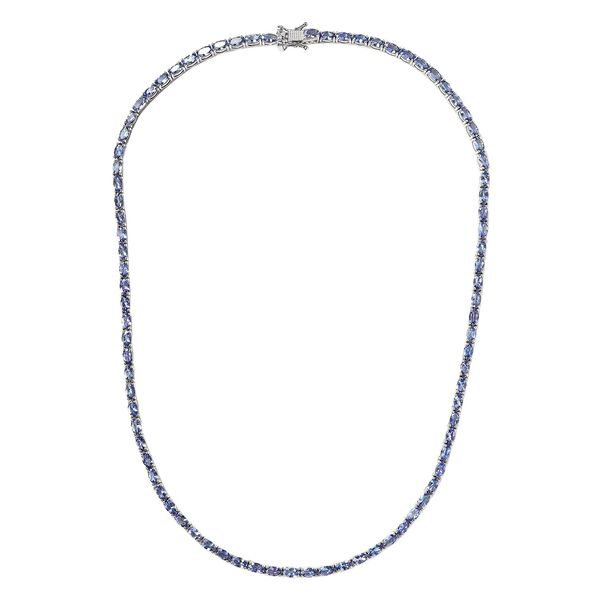 Tansanit Halskette, 45cm - 18,19 ct. image number 4