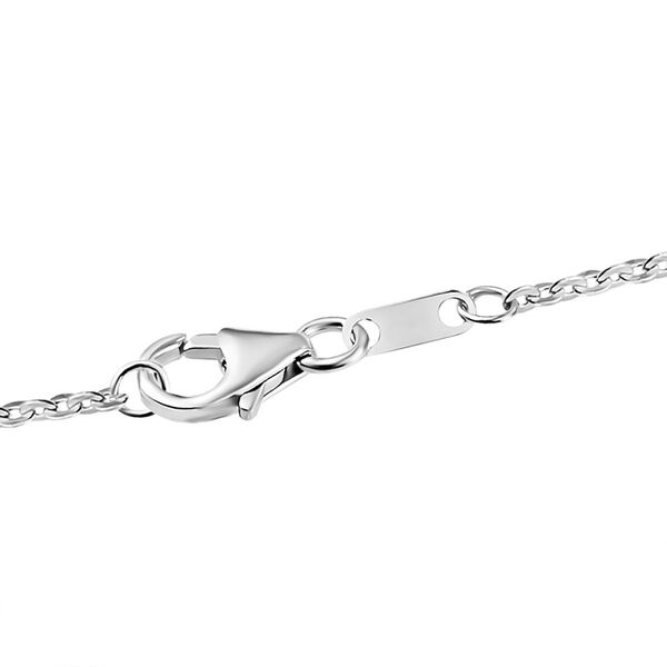 Blauer Diamant Anh&auml;nger mit Kette im Schmuckset, 925 Silber platiniert ca. 0,50 ct image number 5