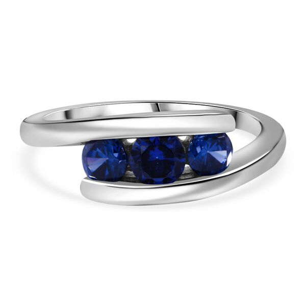 Blauer Zirkonia-Ring - 1,67 ct.