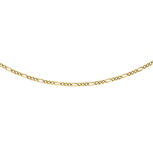 Figaro Kette 60 cm in 375 Gold image number 0