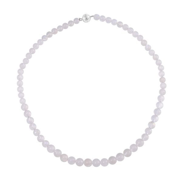 Regenbogen Mondstein Halskette, ca. 210,50 ct. image number 3