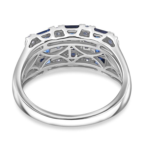 LUXURIANT DIAMOND - AAA Ceylon-Saphir, Lab Grown Diamant Ring 417 Gold (Gr&ouml;&szlig;e 20.00) ca. 1,40 ct image number 4