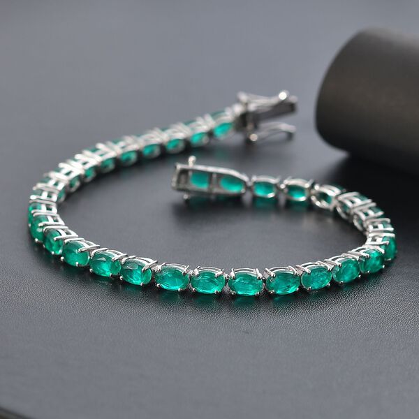 Smaragd Triplett Quarz Armband - 18,84 ct. image number 2