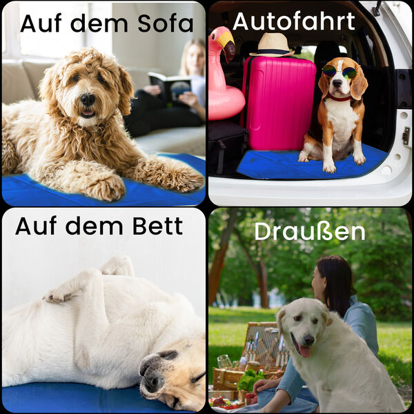 Extra Gro&szlig;e Hundek&uuml;hlmatte, blau image number 3