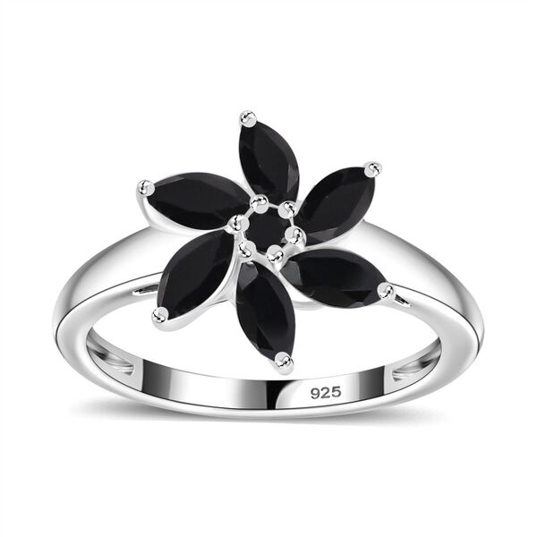 Schwarzer Spinell-Ring  - 1,24 ct. image number 4