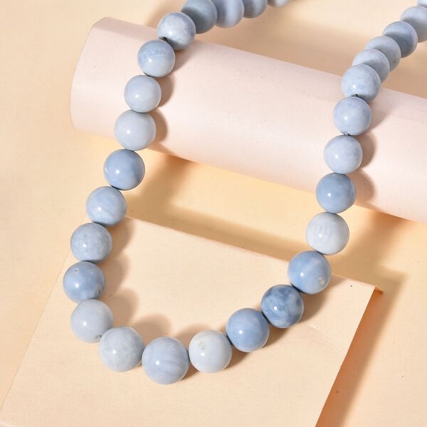 Blauer Opal Halskette ca. 50 cm Messing rhodiniert ca. 191.00 ct image number 2