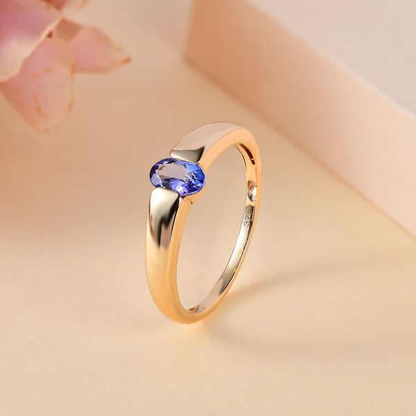 AA Tansanit Ring - 0,43 ct. image number 2