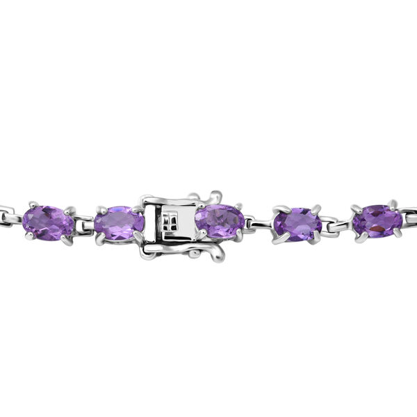 Lusaka Amethyst Armband ca. 19 cm 925 Silber platiniert ca. 9,84 ct image number 2