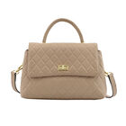 LA MAREY Crossbody Tasche aus 100% echtem Leder mit RFID Schutz und abnehmbarem Riemen, Beige