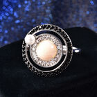 AA Äthiopischer Opal. Süßwasser Perle Ring 925 Silber Zweifarbige Beschichtung ca. 2.41 ct image number 1
