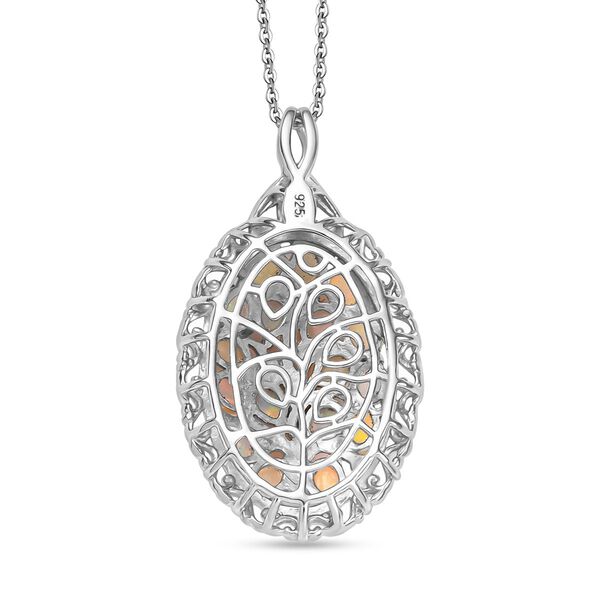 AA Natürlicher, äthiopischer Welo Opal Schmuckset 925 Silber rhodiniert ca. 2,07 ct. image number 5