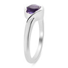 Afrikanischer Amethyst Bypass-Ring, 925 Silber  ca. 0,79 ct image number 4