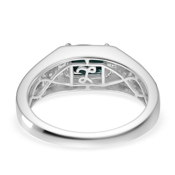 LUXORO AAA Indicolith und Diamant Ring 417 Wei&szlig;gold - 1,47 ct. image number 4